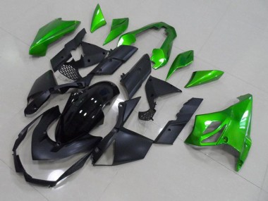 Kawasaki Z1000 07-09 Verkleidungen - Schwarz Grün