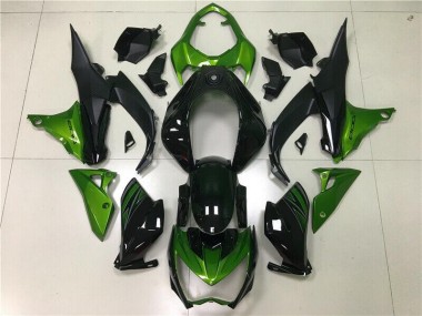 Kawasaki Z800 13-16 Verkleidung - Grün Schwarz