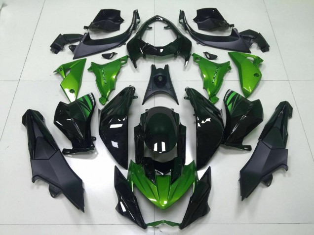 Kawasaki Z800 13-16 Verkleidungen - Grün Schwarz Kawasaki Z800 13-16 Verkleidungen - Grün Schwarz