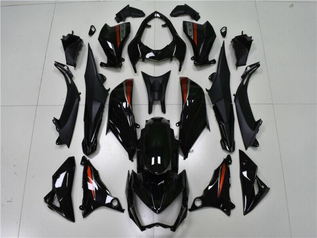 Kawasaki Z800 13-16 Verkleidungen - Schwarz