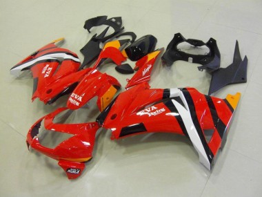 Kawasaki ZX 250R 08-12 Verkleidung - Rot Schwarz