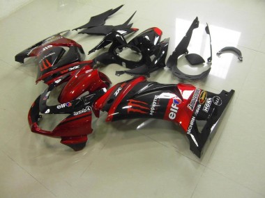 Kawasaki ZX 250R 08-12 Verkleidungen - Candy Rot Monster