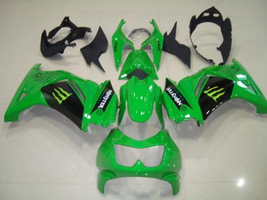 Kawasaki ZX 250R 08-12 Verkleidungen - Grünes Monster