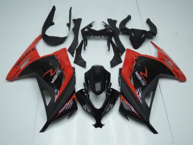 Kawasaki ZX 300R 13-16 Verkleidung - Rot Schwarz