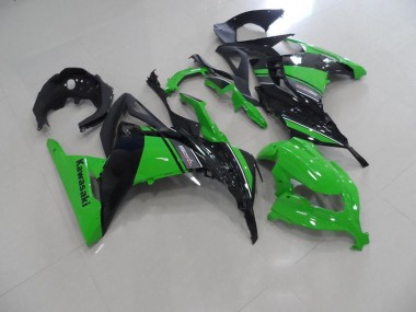 Kawasaki ZX 300R 13-16 Verkleidung - Schwarz Grün