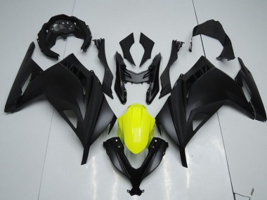 Kawasaki ZX 300R 13-16 Verkleidungen - Schwarz Gelb
