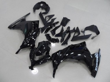 Kawasaki ZX 300R 13-16 Verkleidungen - Schwarz