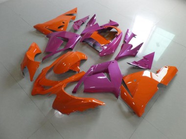 Kawasaki ZX10R 03-05 Verkleidungen - Orange und Rosa