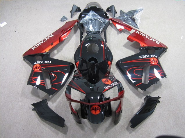 Kawasaki ZX10R 03-05 Verkleidungen - Schwarz Rot Racardi