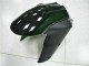 Kawasaki ZX10R 06-07 Verkleidung - Schwarz rote Flamme
