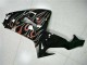 Kawasaki ZX10R 06-07 Verkleidung - Schwarz rote Flamme