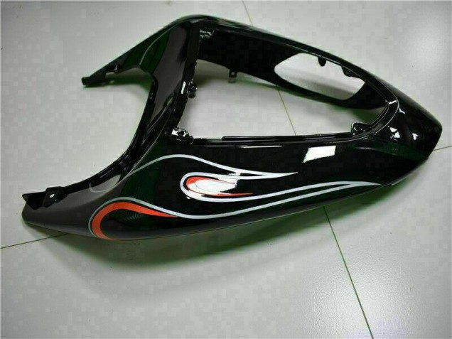 Kawasaki ZX10R 06-07 Verkleidung - Schwarz rote Flamme
