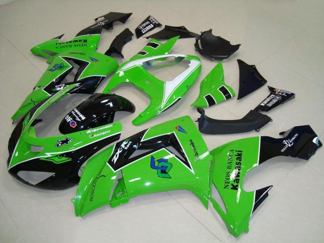 Kawasaki ZX10R 06-07 Verkleidungen - Grün