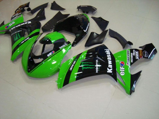Kawasaki ZX10R 06-07 Verkleidungen - Grünes Monsterrennen Kawasaki ZX10R 06-07 Verkleidungen - Grünes Monsterrennen