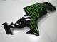 Kawasaki ZX10R 06-07 Verkleidungen - Schwarze Grüne Flamme Kawasaki ZX10R 06-07 Verkleidungen - Schwarze Grüne Flamme