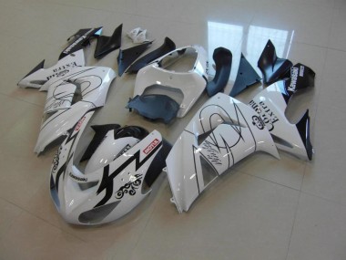 Kawasaki ZX10R 06-07 Verkleidungen - Weiß Corona