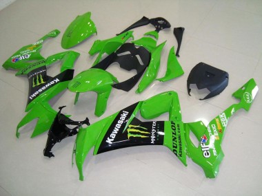 Kawasaki ZX10R 08-10 Verkleidung - Grünes Monster