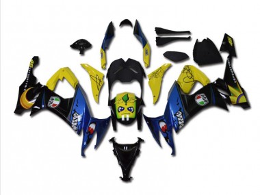 Kawasaki ZX10R 08-10 Verkleidungen - Blau Hai
