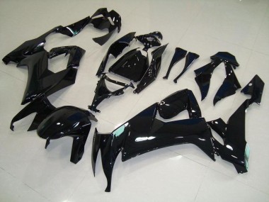 Kawasaki ZX10R 08-10 Verkleidungen - Glänzend Schwarz