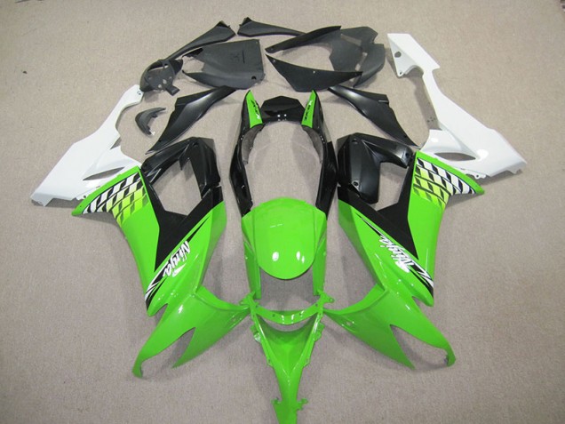 Kawasaki ZX10R 08-10 Verkleidungen - Schwarzer Grün Ninja Kawasaki ZX10R 08-10 Verkleidungen - Schwarzer Grün Ninja