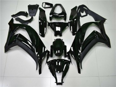 Kawasaki ZX10R 11-15 Verkleidungen - Glänzend Schwarz