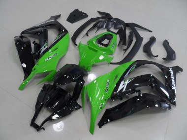 Kawasaki ZX10R 11-15 Verkleidungen - Grün und Schwarz