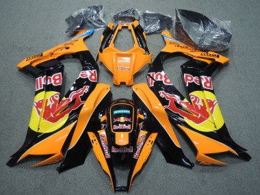 Kawasaki ZX10R 11-15 Verkleidungen - Schwarz Orange Rot Bull