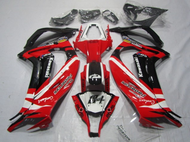 Kawasaki ZX10R 11-15 Verkleidungen - Schwarz Rot 84 Kawasaki ZX10R 11-15 Verkleidungen - Schwarz Rot 84