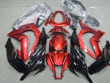 Kawasaki ZX10R 11-15 Verkleidungen - Schwarz Rot