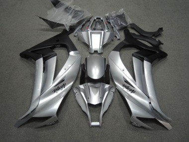 Kawasaki ZX10R 11-15 Verkleidungen - Silber Schwarz Ninja