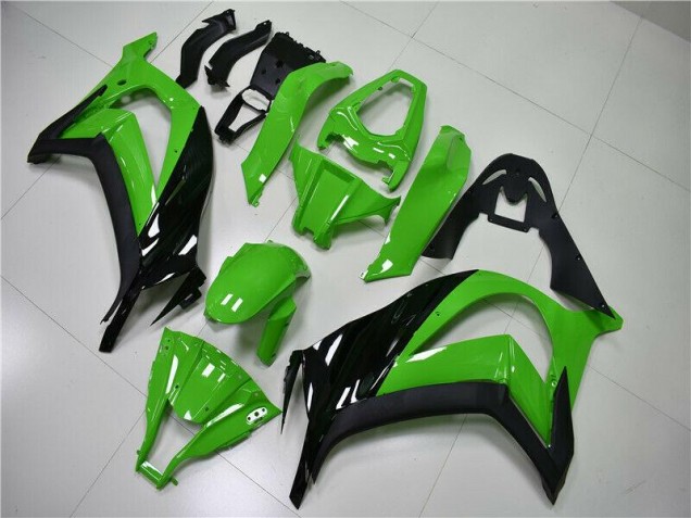 Kawasaki ZX10R 11-15 Vollverkleidung - Grün Schwarz Kawasaki ZX10R 11-15 Vollverkleidung - Grün Schwarz