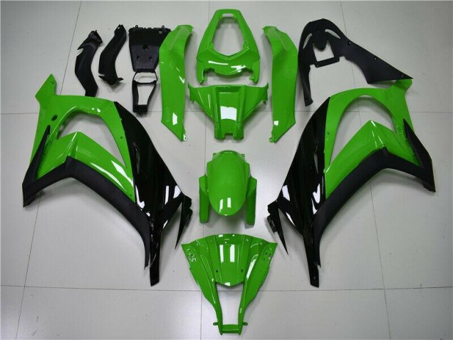 Kawasaki ZX10R 11-15 Vollverkleidung - Grün Schwarz Kawasaki ZX10R 11-15 Vollverkleidung - Grün Schwarz
