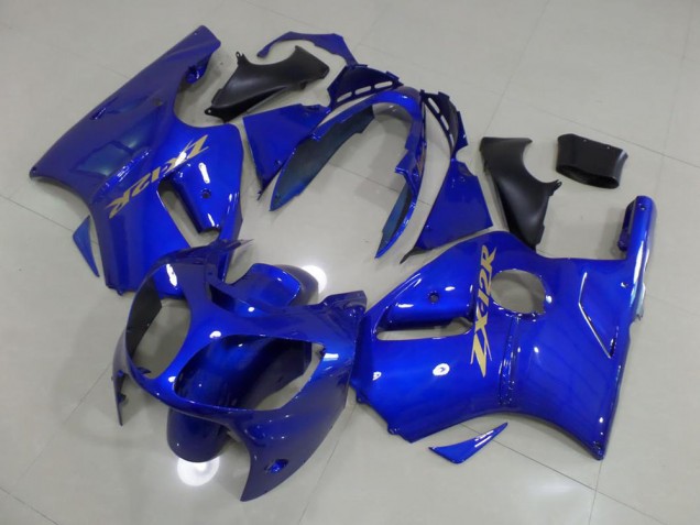 Kawasaki ZX12R 00-01 Verkleidungen - Blau mit goldenem Aufkleber Kawasaki ZX12R 00-01 Verkleidungen - Blau mit goldenem Aufkleber