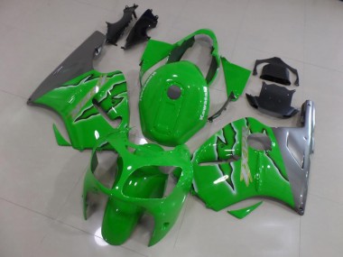 Kawasaki ZX12R 00-01 Verkleidungen - Grüne Flamme