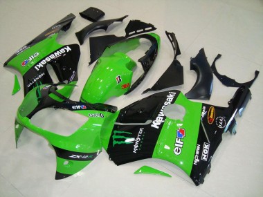 Kawasaki ZX12R 00-01 Verkleidungen - Grünes Monster