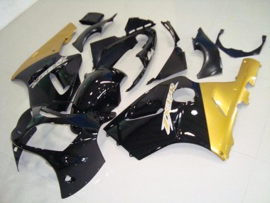 Kawasaki ZX12R 00-01 Verkleidungen - Schwarz Gold