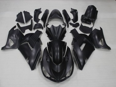 Kawasaki ZX14R ZZR 1400 06-11 Verkleidung - Matt Schwarz