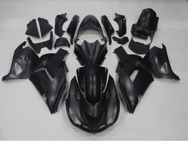 Kawasaki ZX14R ZZR 1400 06-11 Verkleidung - Matt Schwarz