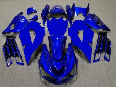 Kawasaki ZX14R ZZR 1400 12-21 Verkleidungen - Blau Schwarz