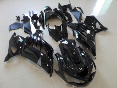 Kawasaki ZX14R ZZR 1400 12-21 Verkleidungen - Glänzend Schwarz