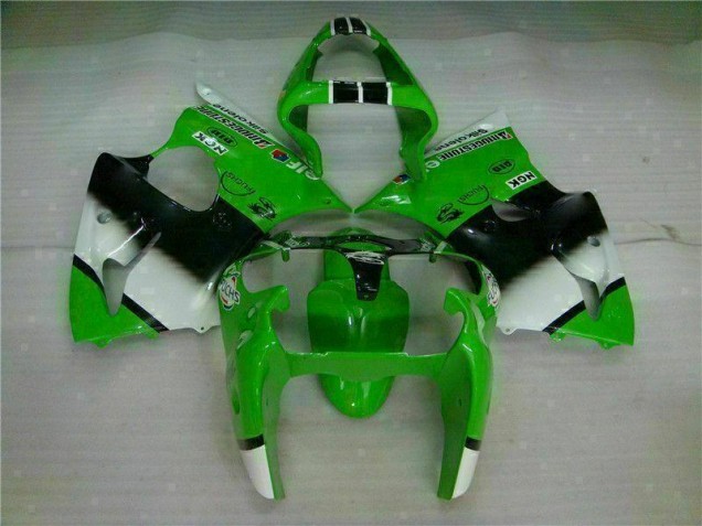 Kawasaki ZX6R 00-02 Motorrad Verkleidungen - Grün Schwarz Kawasaki ZX6R 00-02 Motorrad Verkleidungen - Grün Schwarz