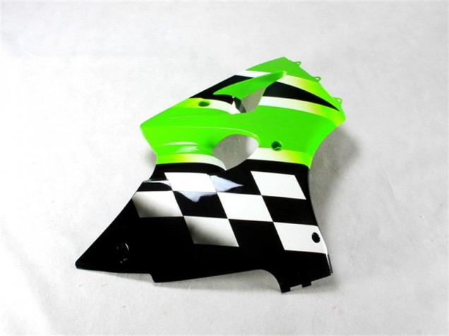 Kawasaki ZX6R 00-02 Verkleidung - Grün Schwarz Weiß Kawasaki ZX6R 00-02 Verkleidung - Grün Schwarz Weiß
