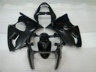 Kawasaki ZX6R 00-02 Verkleidungen - Glänzend Schwarz