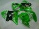 Kawasaki ZX6R 00-02 Verkleidungen & Plastik - Grün Schwarz Kawasaki ZX6R 00-02 Verkleidungen & Plastik - Grün Schwarz