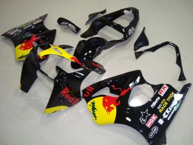 Kawasaki ZX6R 00-02 Verkleidungen - Rot Bull