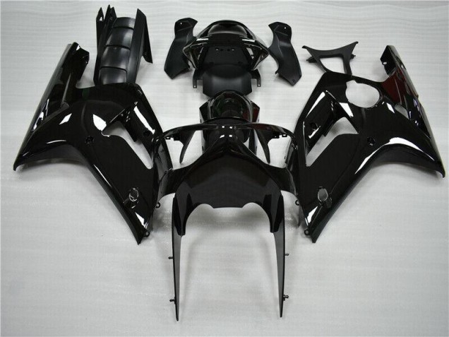 Kawasaki ZX6R 03-04 Verkleidungen - Glänzend Schwarz Kawasaki ZX6R 03-04 Verkleidungen - Glänzend Schwarz