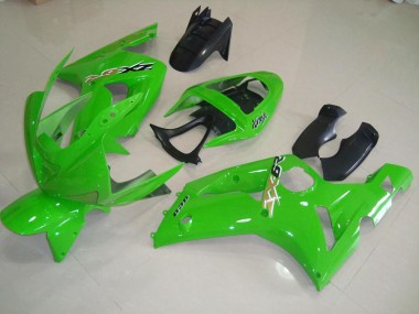 Kawasaki ZX6R 03-04 Verkleidungen - Grün