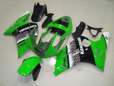 Kawasaki ZX6R 03-04 Verkleidungen - Grün Nakano