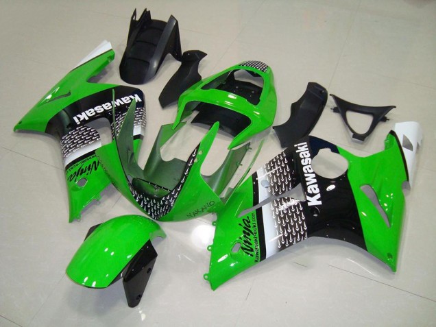Kawasaki ZX6R 03-04 Verkleidungen - Grün Nakano