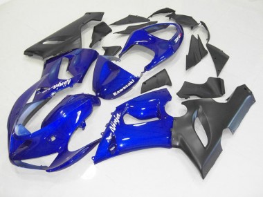 Kawasaki ZX6R 05-06 Verkleidung - Blau Schwarz